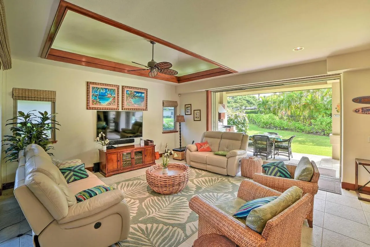Tropical Escape With Pool Access About 1 Mile To Beach Waikoloa